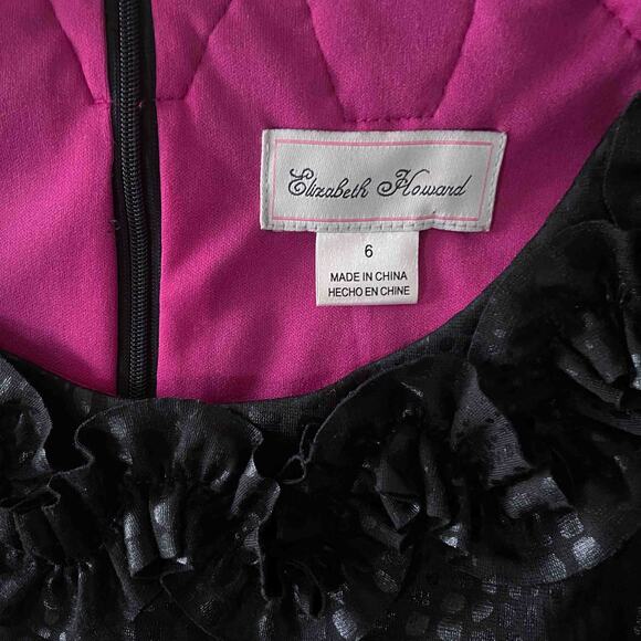 Elizabeth Howard Women's Black Sheath Sleevless Dress Size 6 - Picture 7 of 10